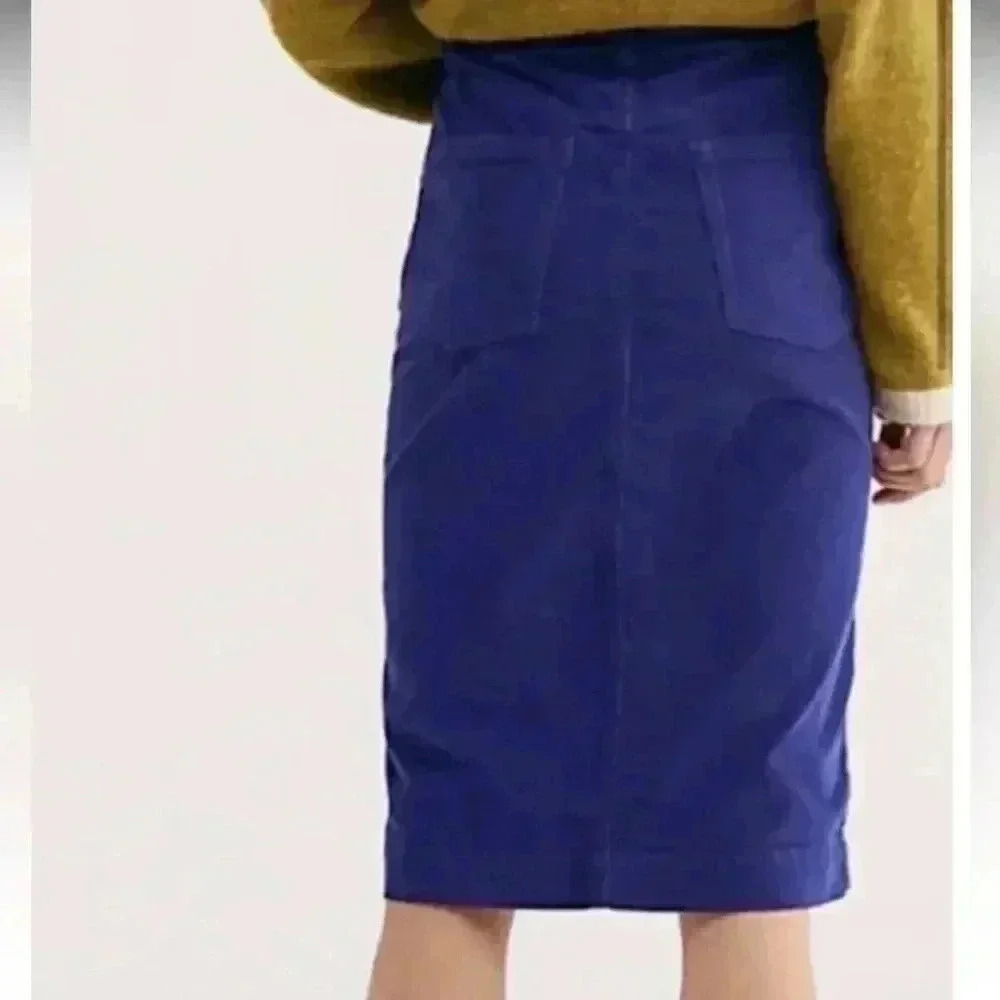 Free People WTF Bright Blue
Corduroy Skirt Size 25 - Picture 6 of 8